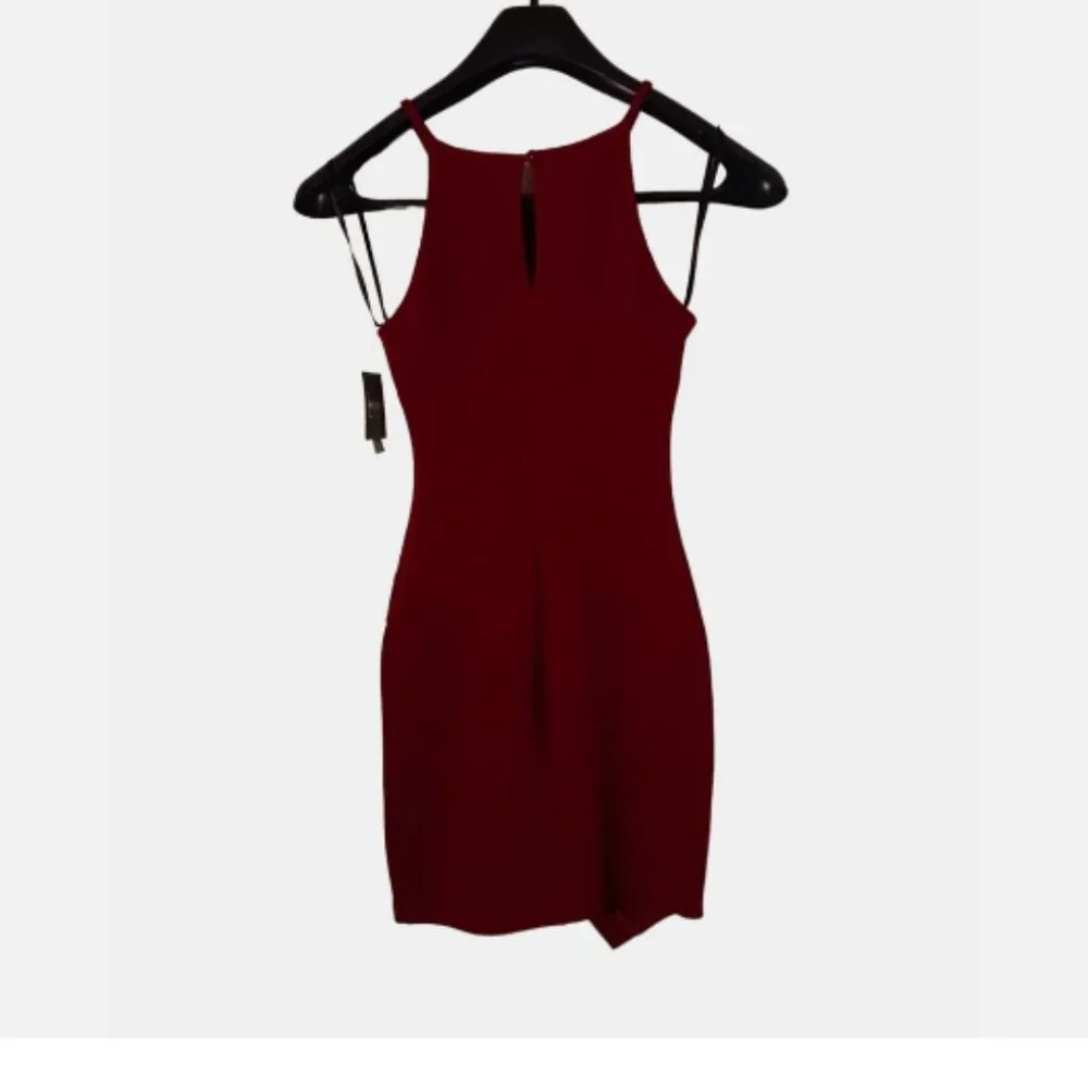 By & By Womens Dress Size XS Sleeveless Wine Color Solid Liverpool Retail $49 - Picture 2 of 8